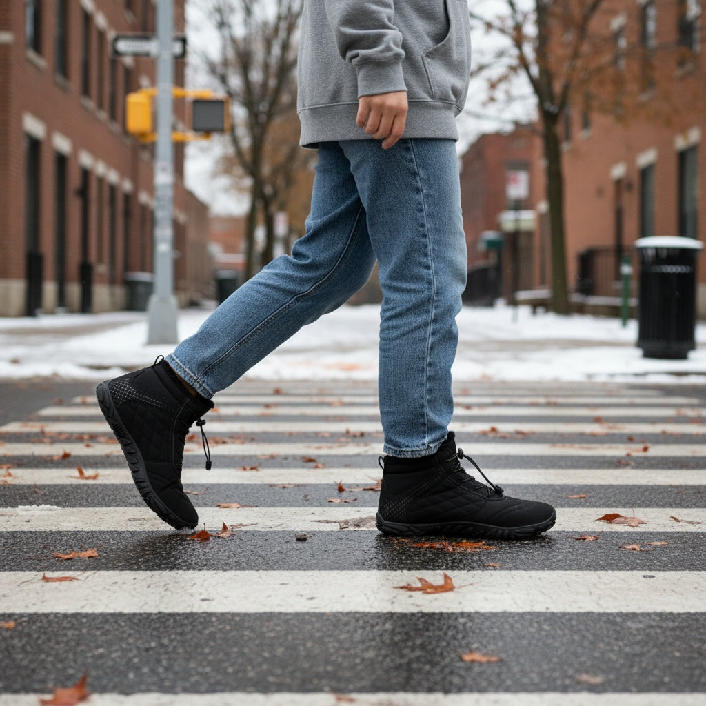 Frostspire - Ankle-Friendly & Zero-Drop Barefoot Winter Boots (Unisex)