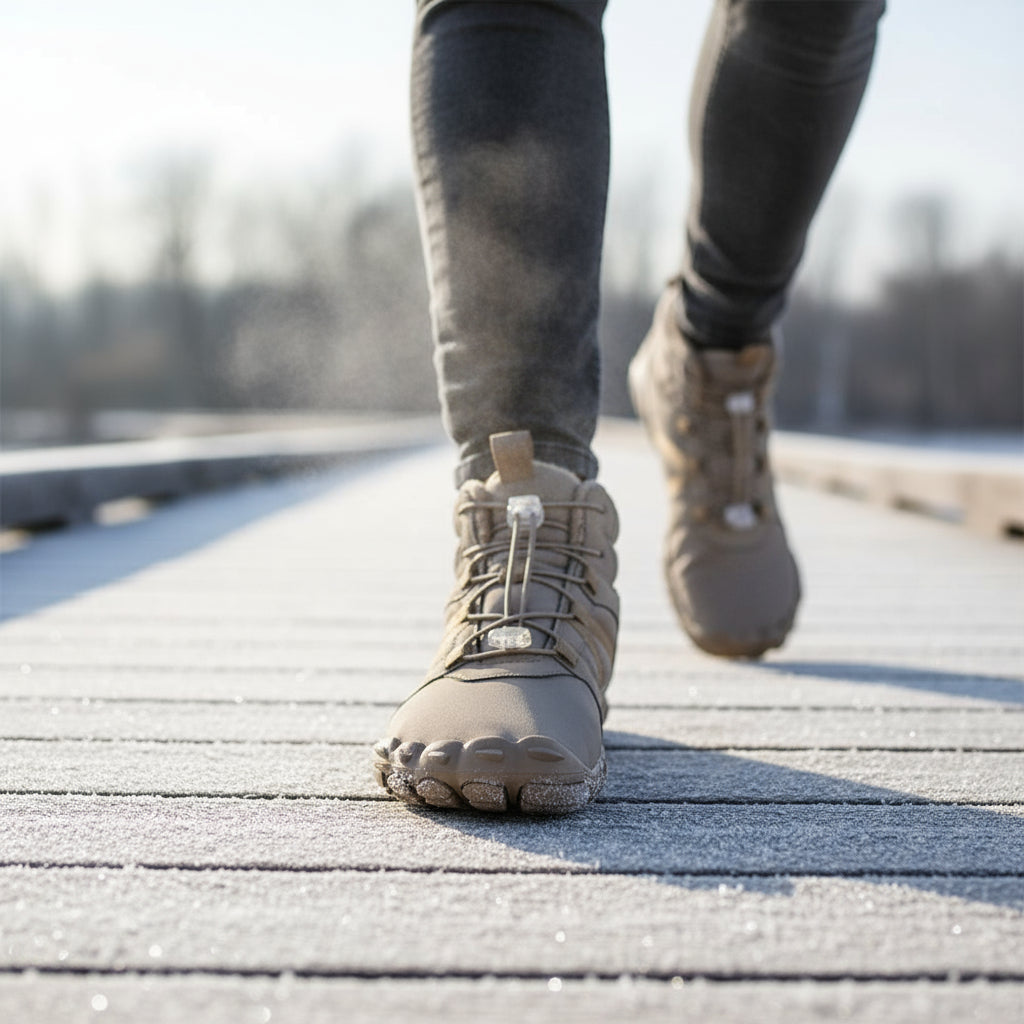 FrostVenture - Thermal-Lined & Waterproof Barefoot Winter Shoes (Unisex)