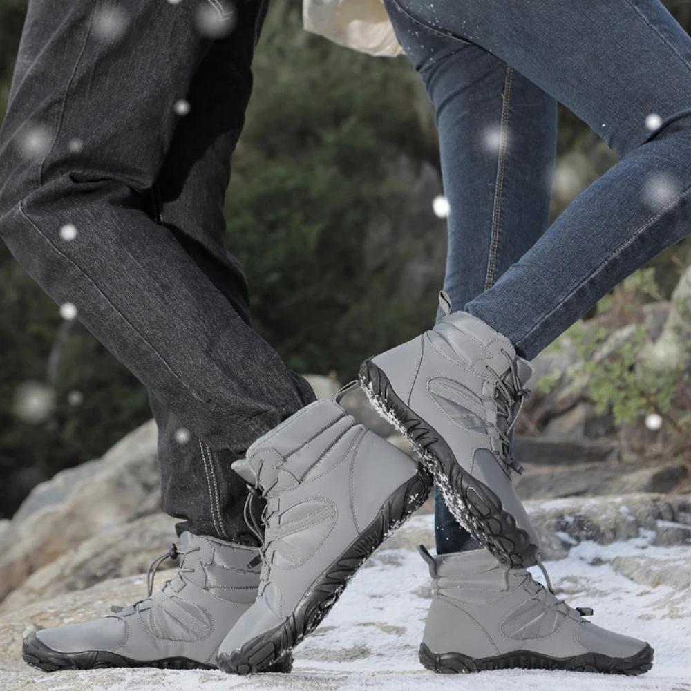 FrostVenture - Thermal-Lined & Waterproof Barefoot Winter Shoes (Unisex)