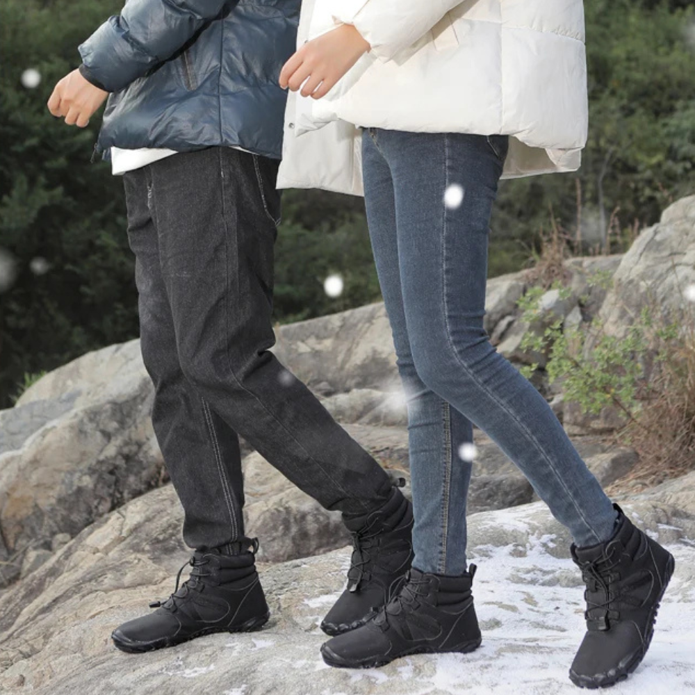 FrostVenture - Thermal-Lined & Waterproof Barefoot Winter Shoes (Unisex)