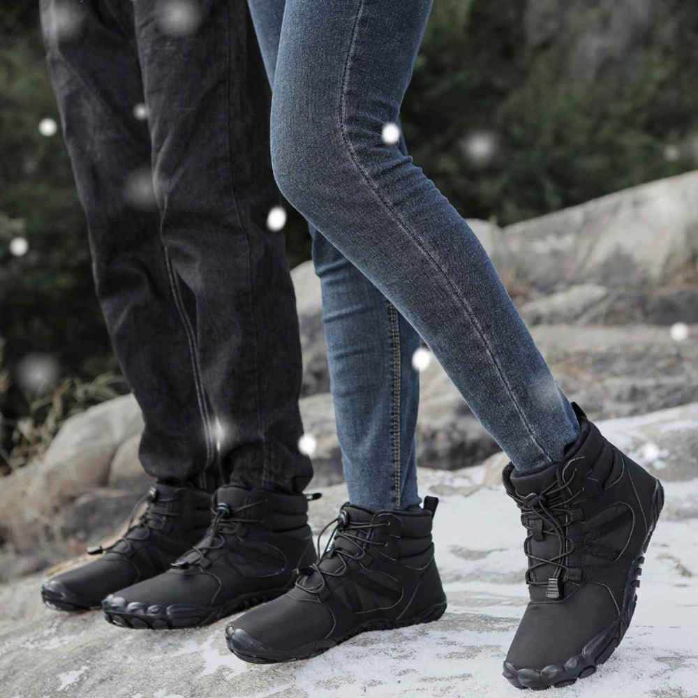 FrostVenture - Thermal-Lined & Waterproof Barefoot Winter Shoes (Unisex)