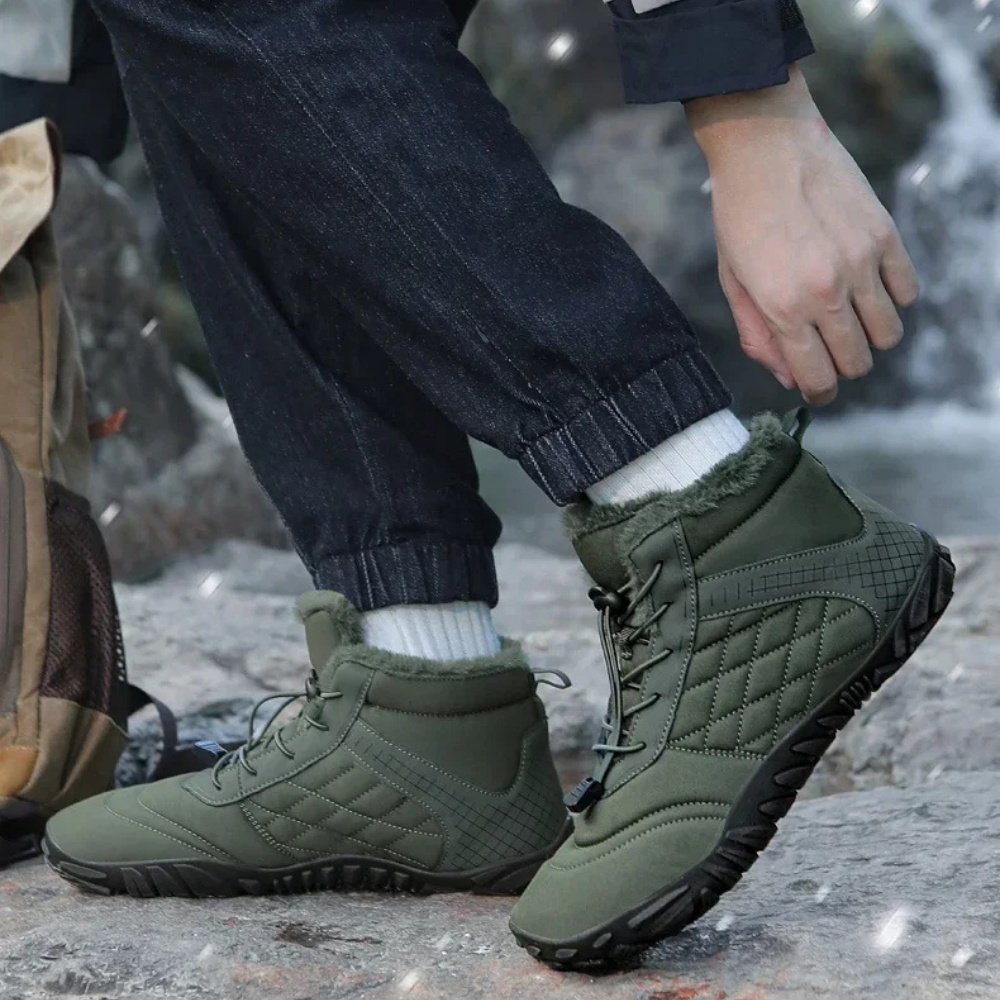 Frostspire - Ankle-Friendly & Zero-Drop Barefoot Winter Boots (Unisex)
