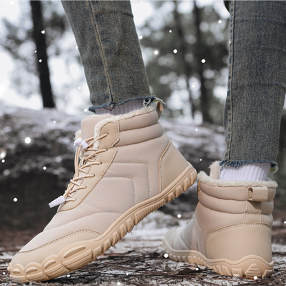 Velvet - Wide-Fit & Plush-Lined Barefoot Winter Chelsea Boots (Unisex)