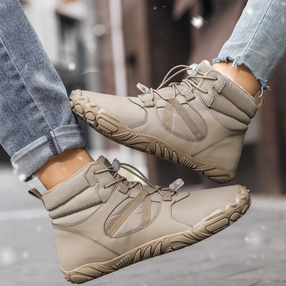 FrostVenture - Thermal-Lined & Waterproof Barefoot Winter Shoes (Unisex)