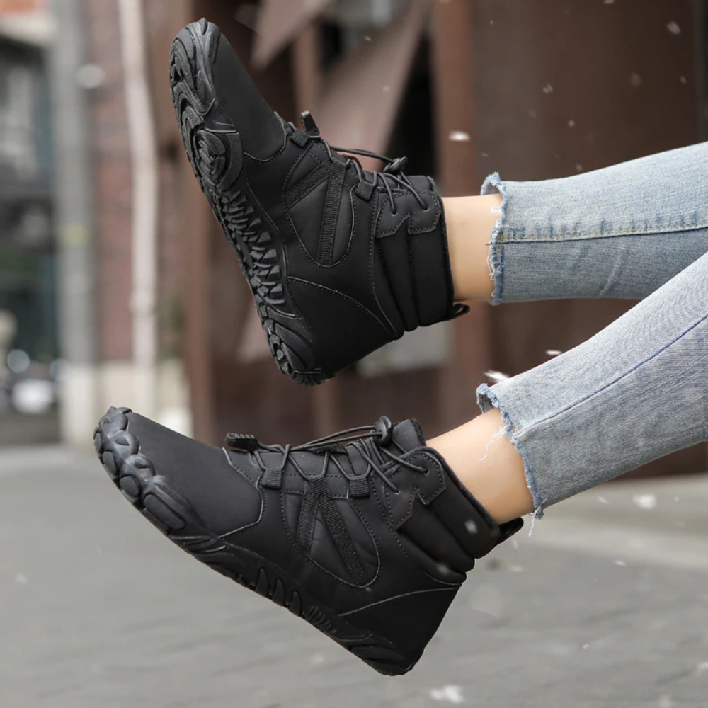 FrostVenture - Thermal-Lined & Waterproof Barefoot Winter Shoes (Unisex)