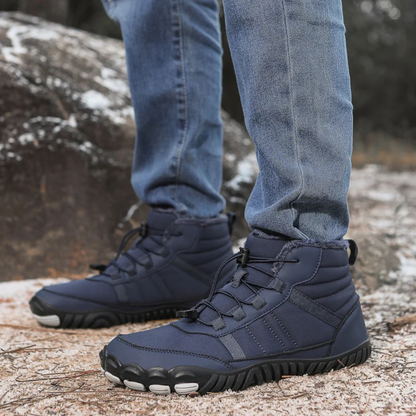 StripeBase - Minimalist Design & Thermal Insole Barefoot Winter Shoes (Unisex)