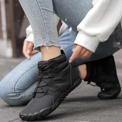 FrostVenture - Thermal-Lined & Waterproof Barefoot Winter Shoes (Unisex)