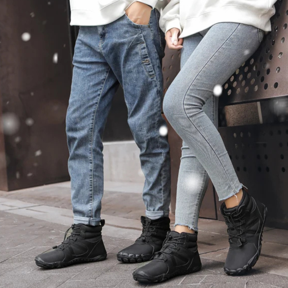 FrostVenture - Thermal-Lined & Waterproof Barefoot Winter Shoes (Unisex)