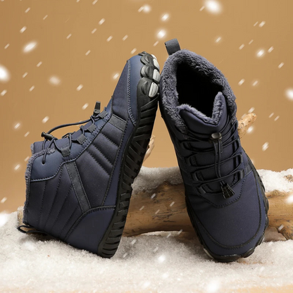 StripeBase - Minimalist Design & Thermal Insole Barefoot Winter Shoes (Unisex)