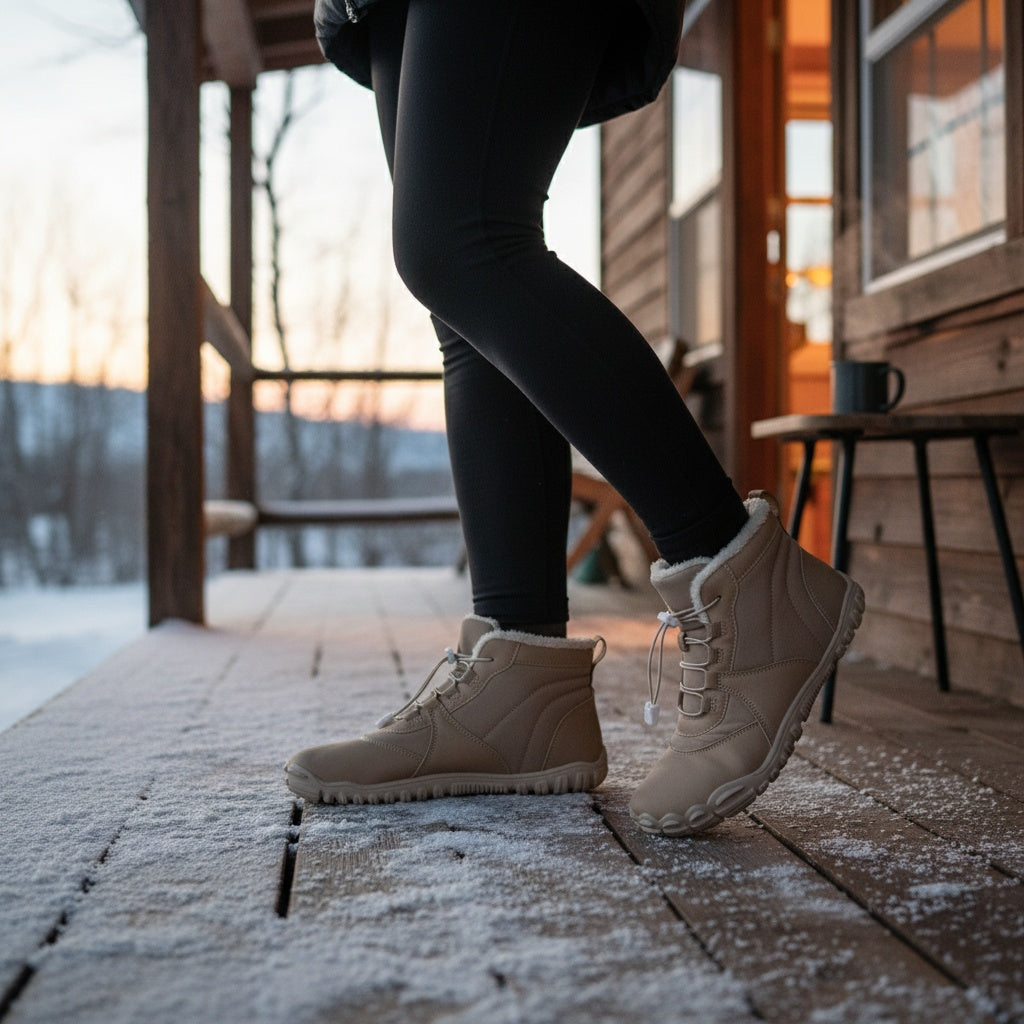 Emberfield - Durable Outsole & Natural-Flex Barefoot Snow Boots (Unisex)
