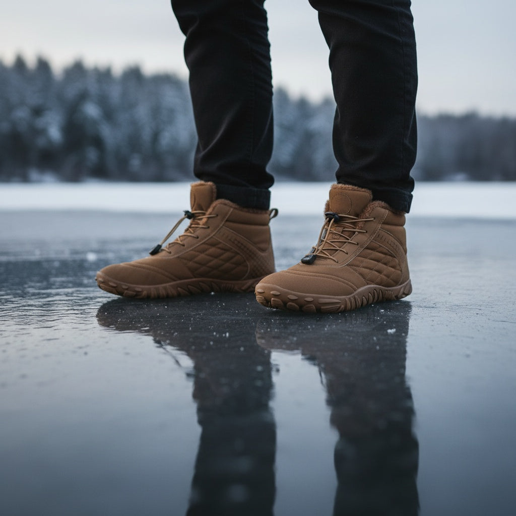 Frostspire - Ankle-Friendly & Zero-Drop Barefoot Winter Boots (Unisex)