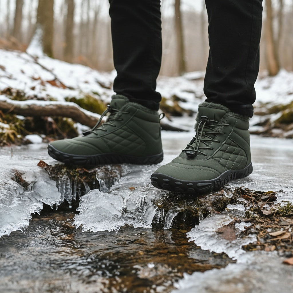 Frostspire - Ankle-Friendly & Zero-Drop Barefoot Winter Boots (Unisex)
