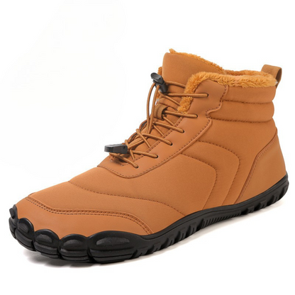 Velvet - Wide-Fit & Plush-Lined Barefoot Winter Chelsea Boots (Unisex)