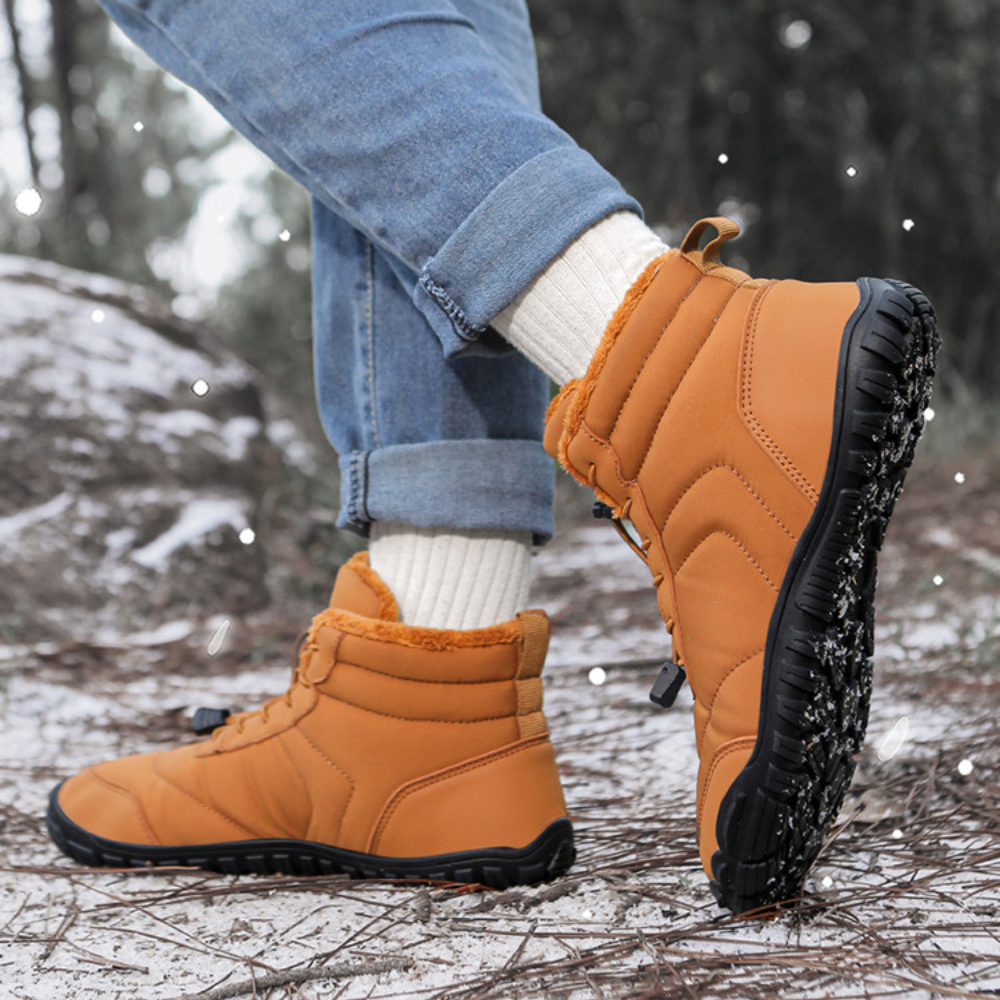 Velvet - Wide-Fit & Plush-Lined Barefoot Winter Chelsea Boots (Unisex)