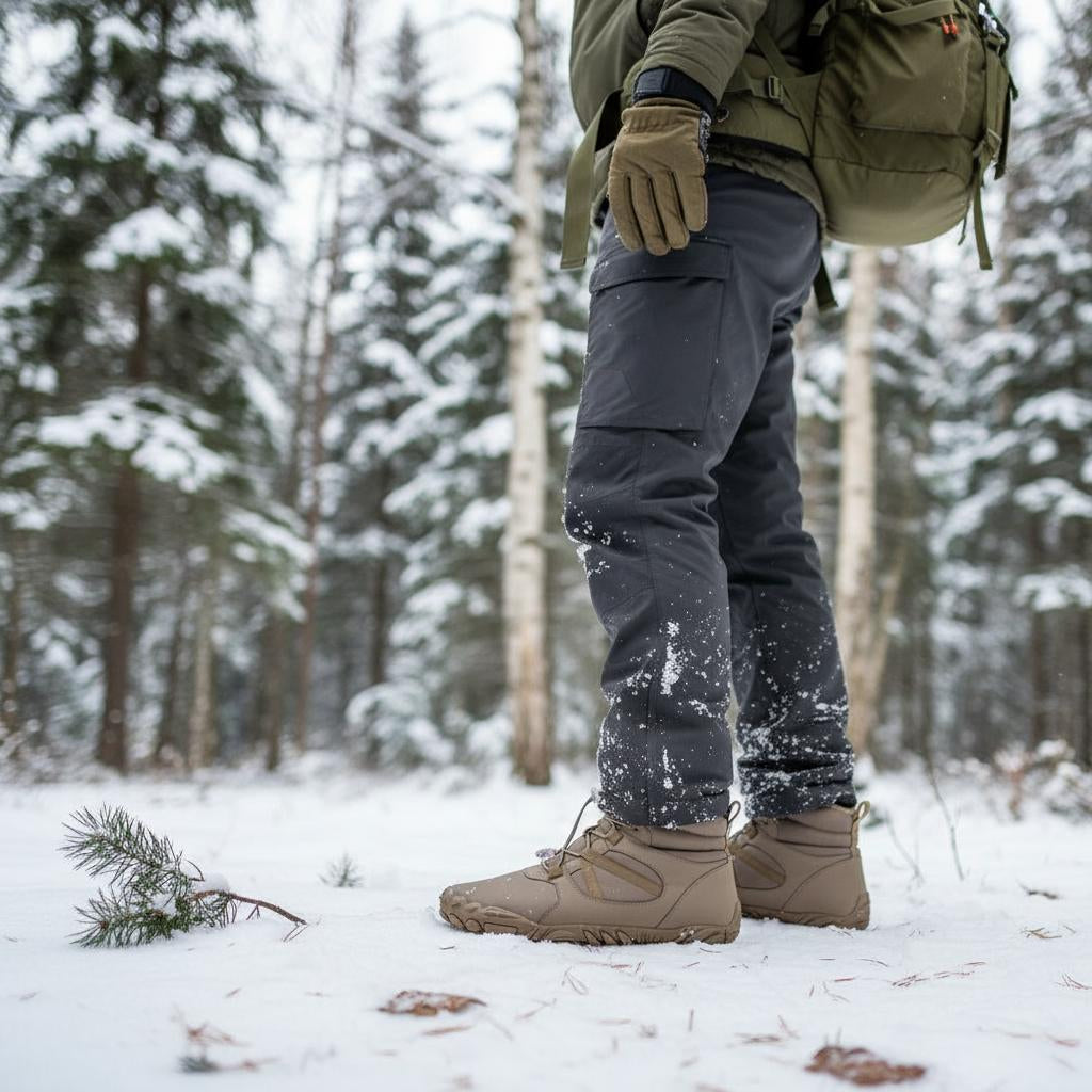 FrostVenture - Thermal-Lined & Waterproof Barefoot Winter Shoes (Unisex)