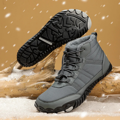StripeBase - Minimalist Design & Thermal Insole Barefoot Winter Shoes (Unisex)