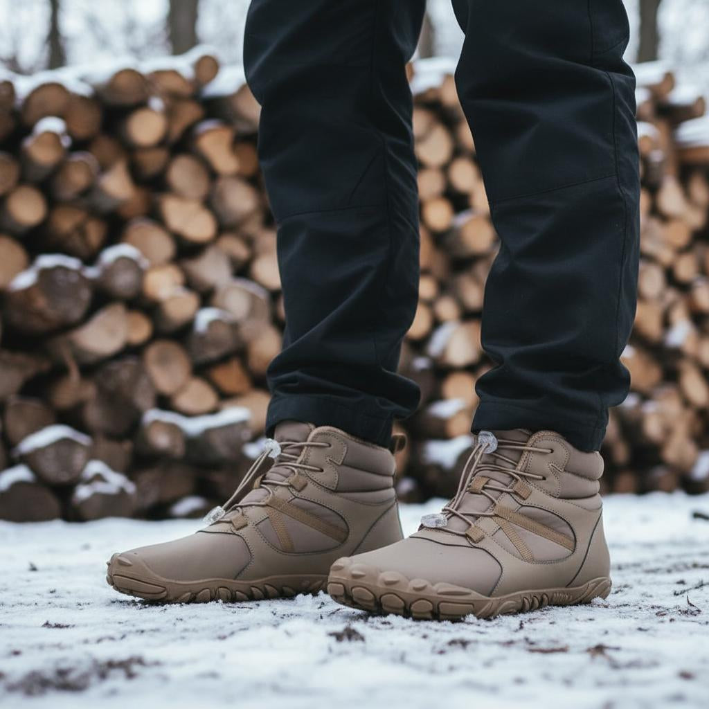 FrostVenture - Thermal-Lined & Waterproof Barefoot Winter Shoes (Unisex)