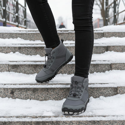 StripeBase - Minimalist Design & Thermal Insole Barefoot Winter Shoes (Unisex)