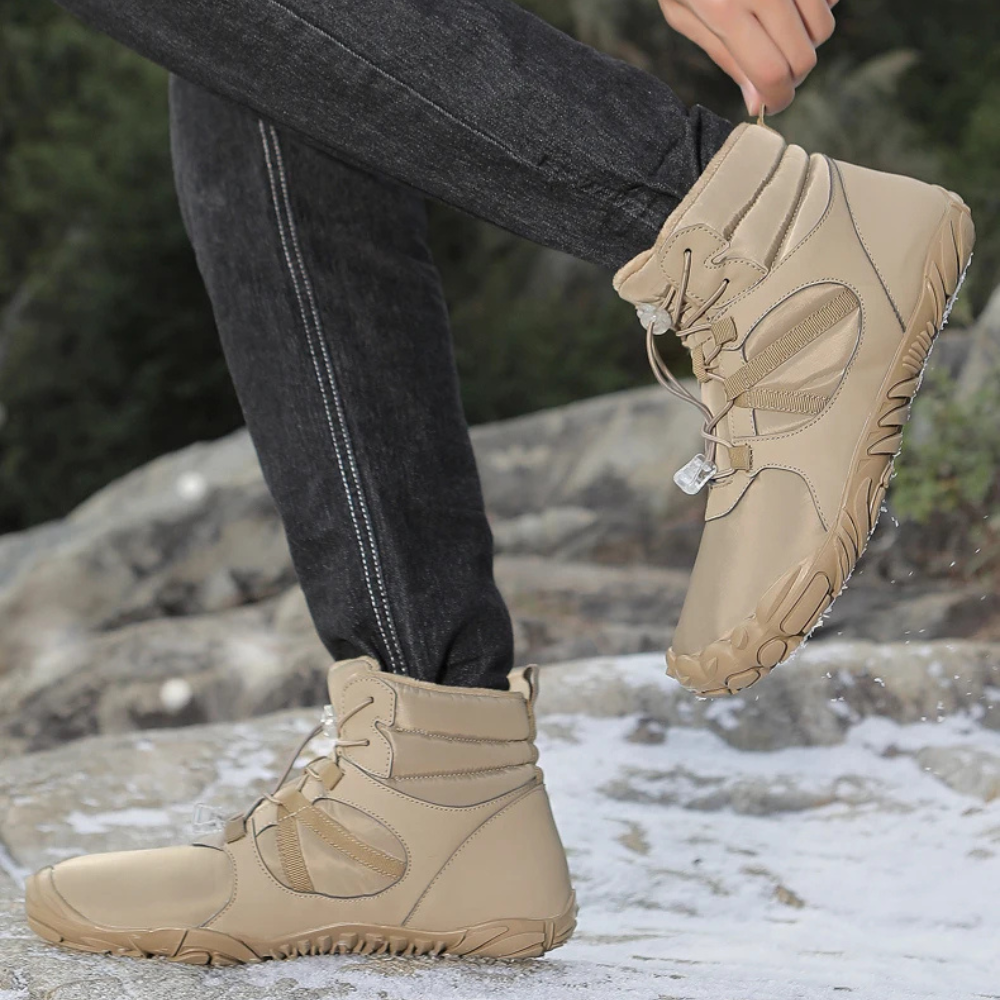 FrostVenture - Thermal-Lined & Waterproof Barefoot Winter Shoes (Unisex)