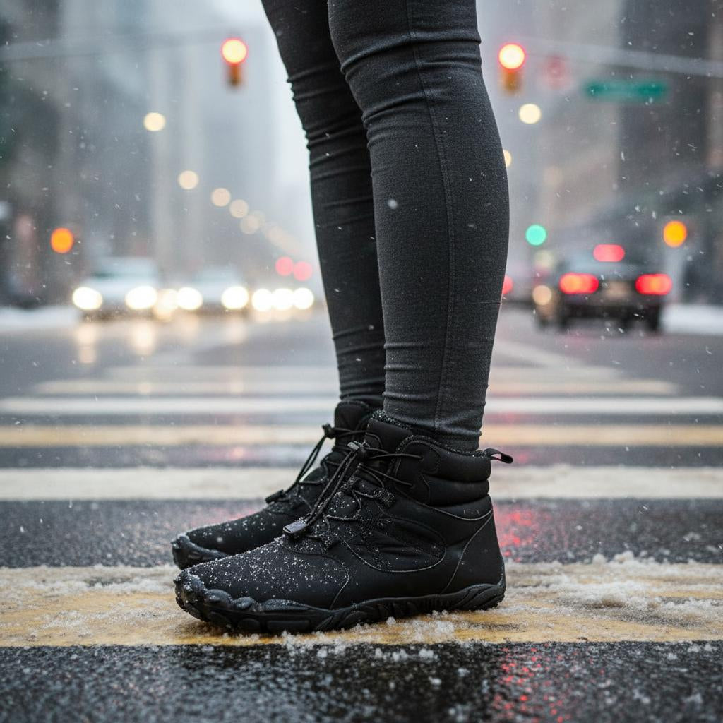 FrostVenture - Thermal-Lined & Waterproof Barefoot Winter Shoes (Unisex)