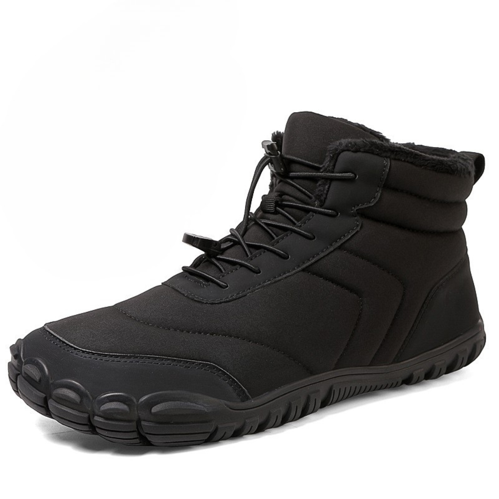 Velvet - Wide-Fit & Plush-Lined Barefoot Winter Chelsea Boots (Unisex)