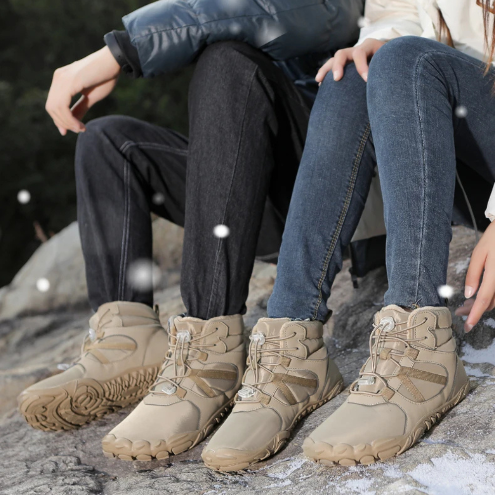 FrostVenture - Thermal-Lined & Waterproof Barefoot Winter Shoes (Unisex)