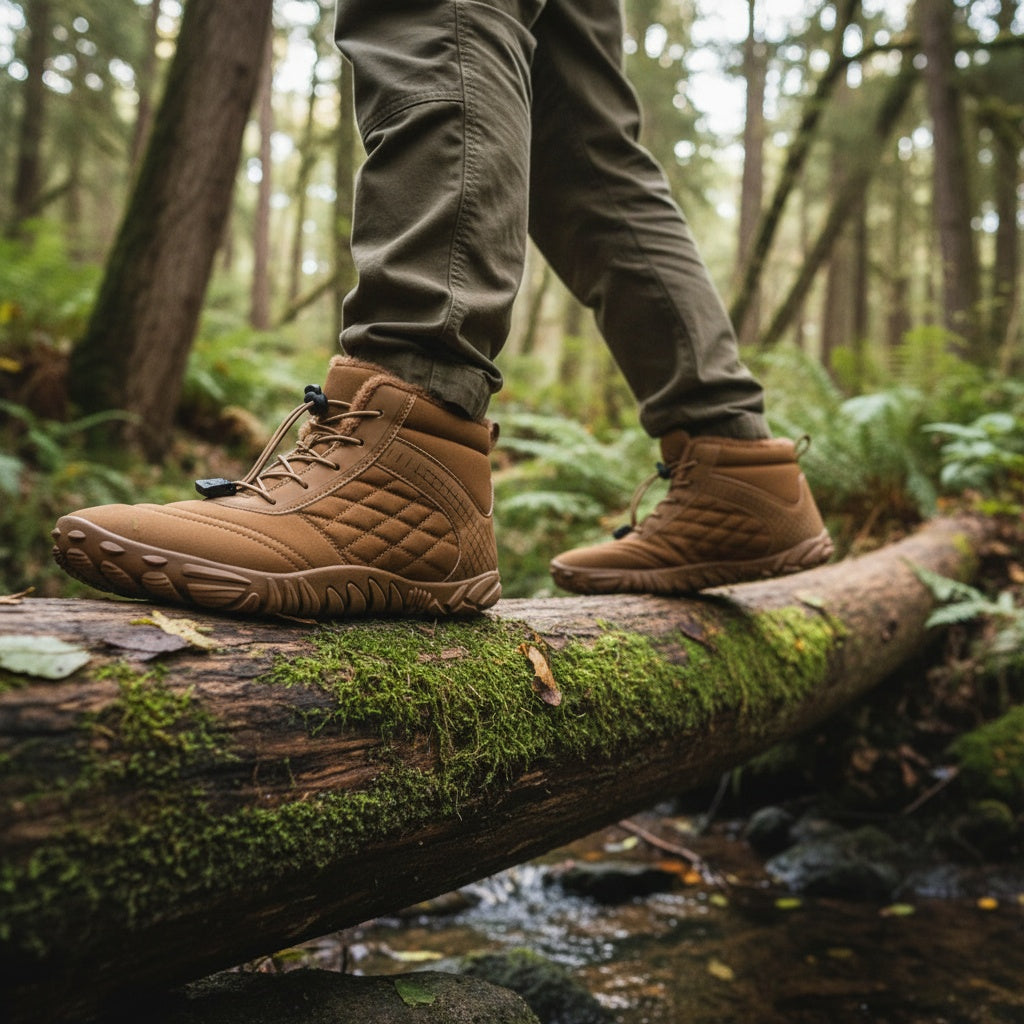 Frostspire - Ankle-Friendly & Zero-Drop Barefoot Winter Boots (Unisex)