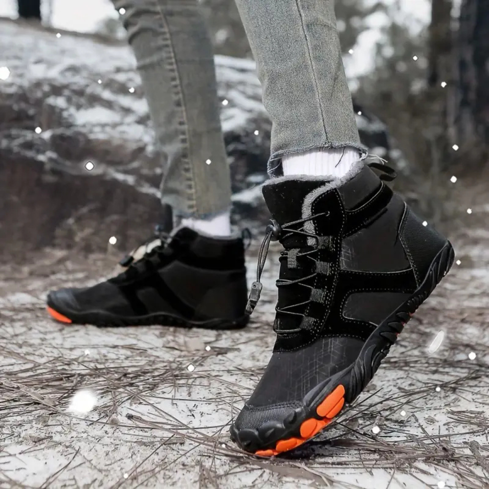Glacier - Ice-Grip & Seam-Sealed Barefoot Winter Boots (Unisex)