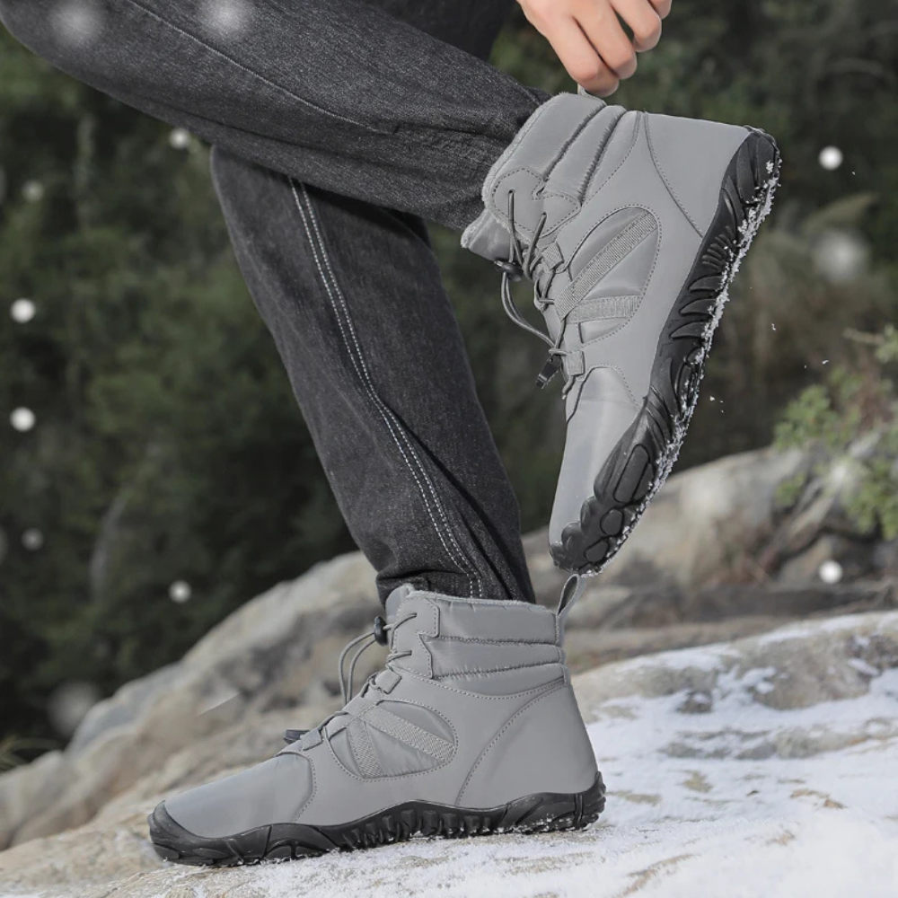 FrostVenture - Thermal-Lined & Waterproof Barefoot Winter Shoes (Unisex)
