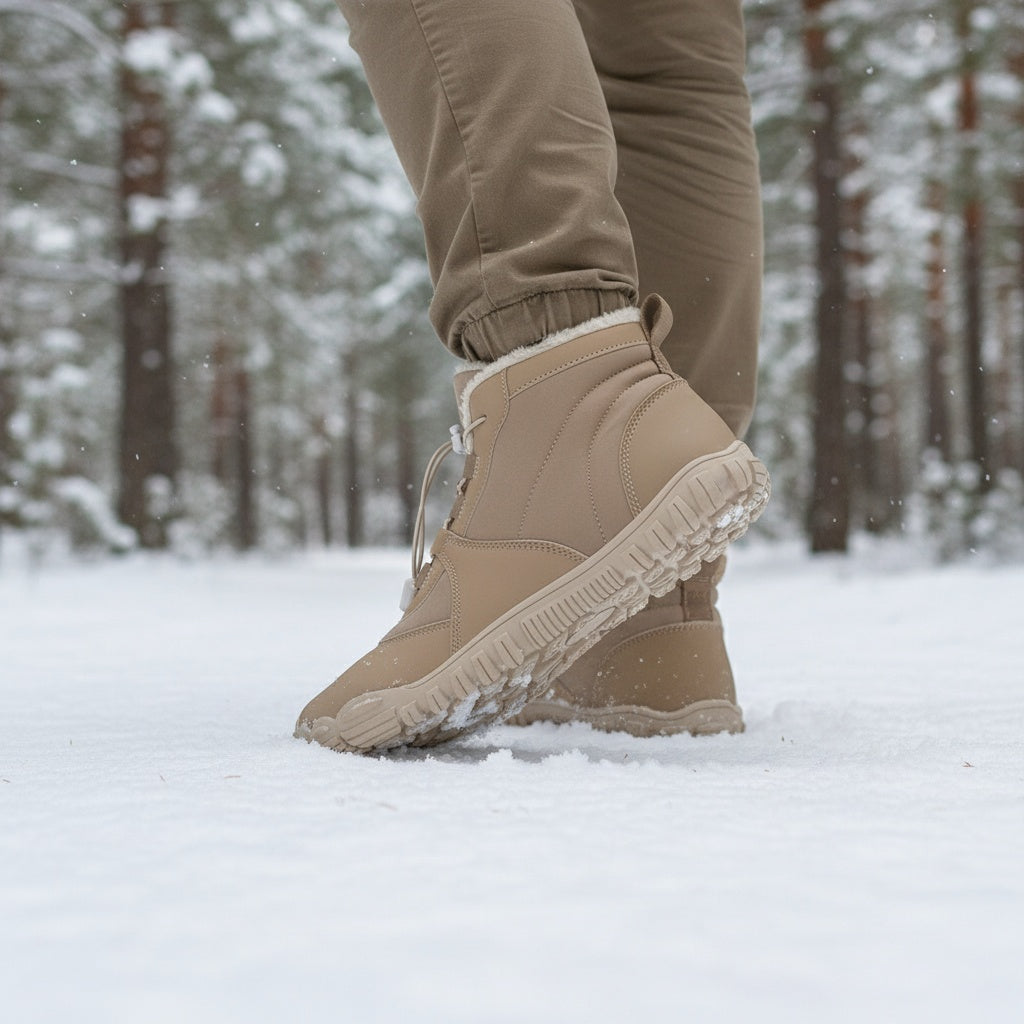 Emberfield - Durable Outsole & Natural-Flex Barefoot Snow Boots (Unisex)