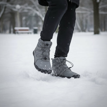 FrostVenture - Thermal-Lined & Waterproof Barefoot Winter Shoes (Unisex)