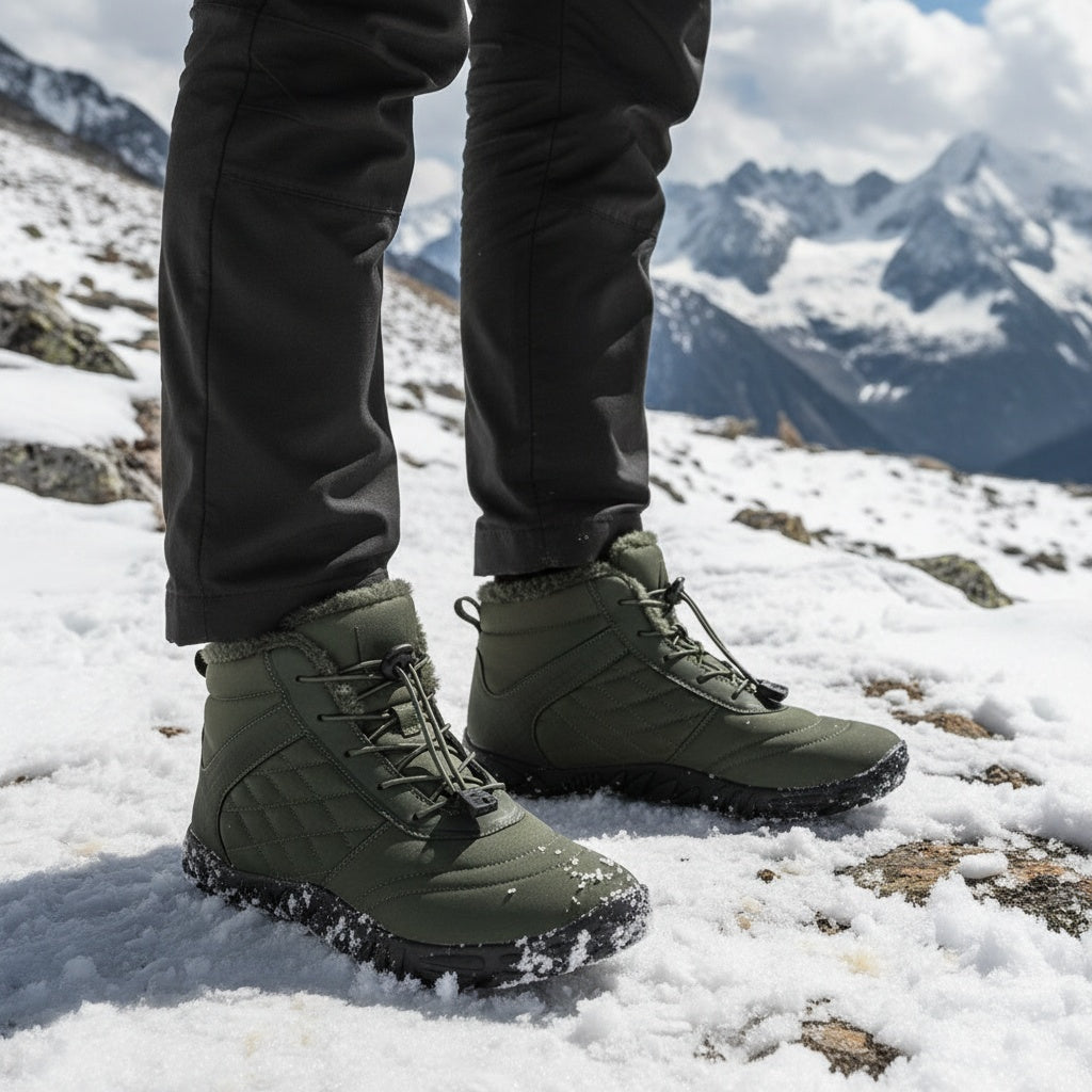 Frostspire - Ankle-Friendly & Zero-Drop Barefoot Winter Boots (Unisex)