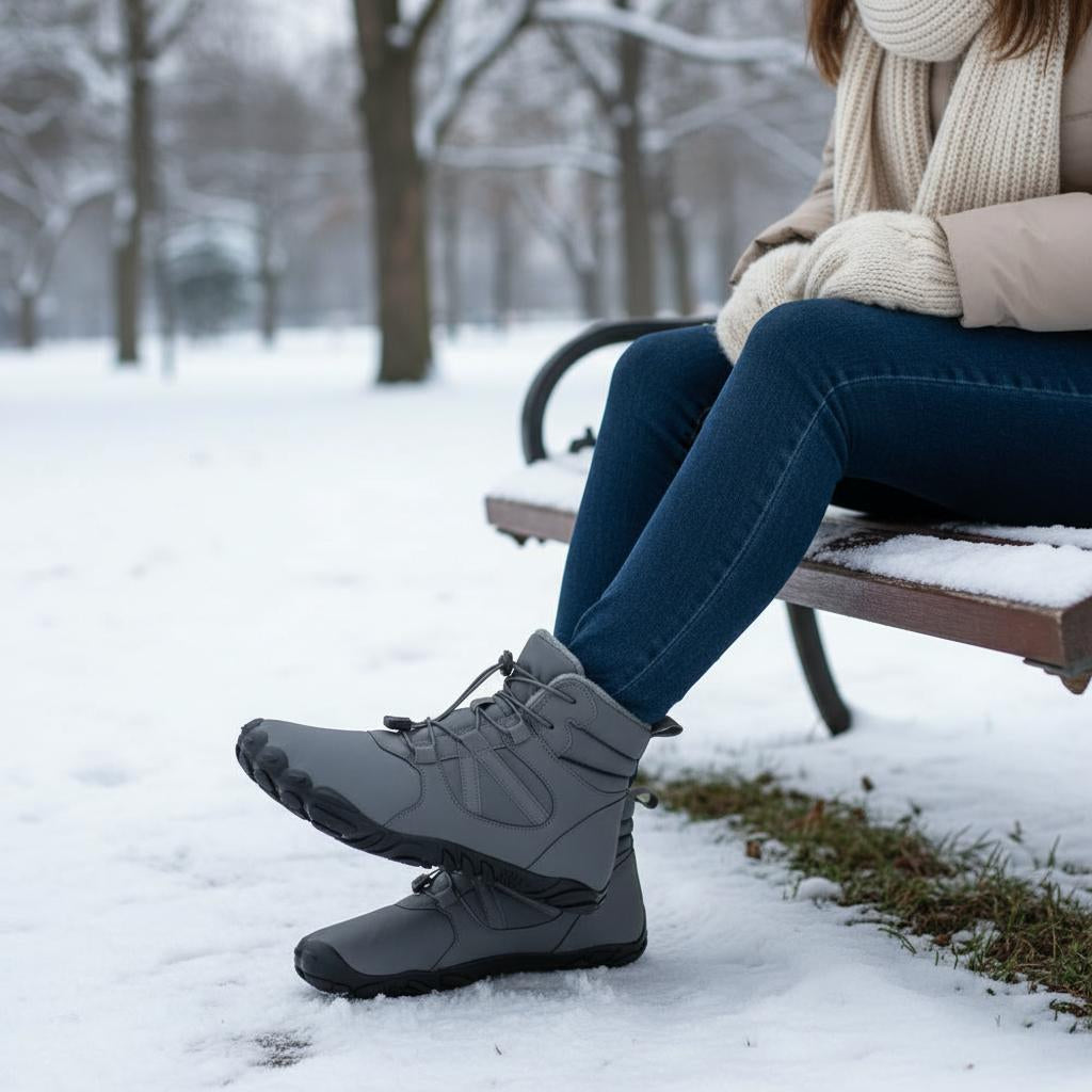 FrostVenture - Thermal-Lined & Waterproof Barefoot Winter Shoes (Unisex)