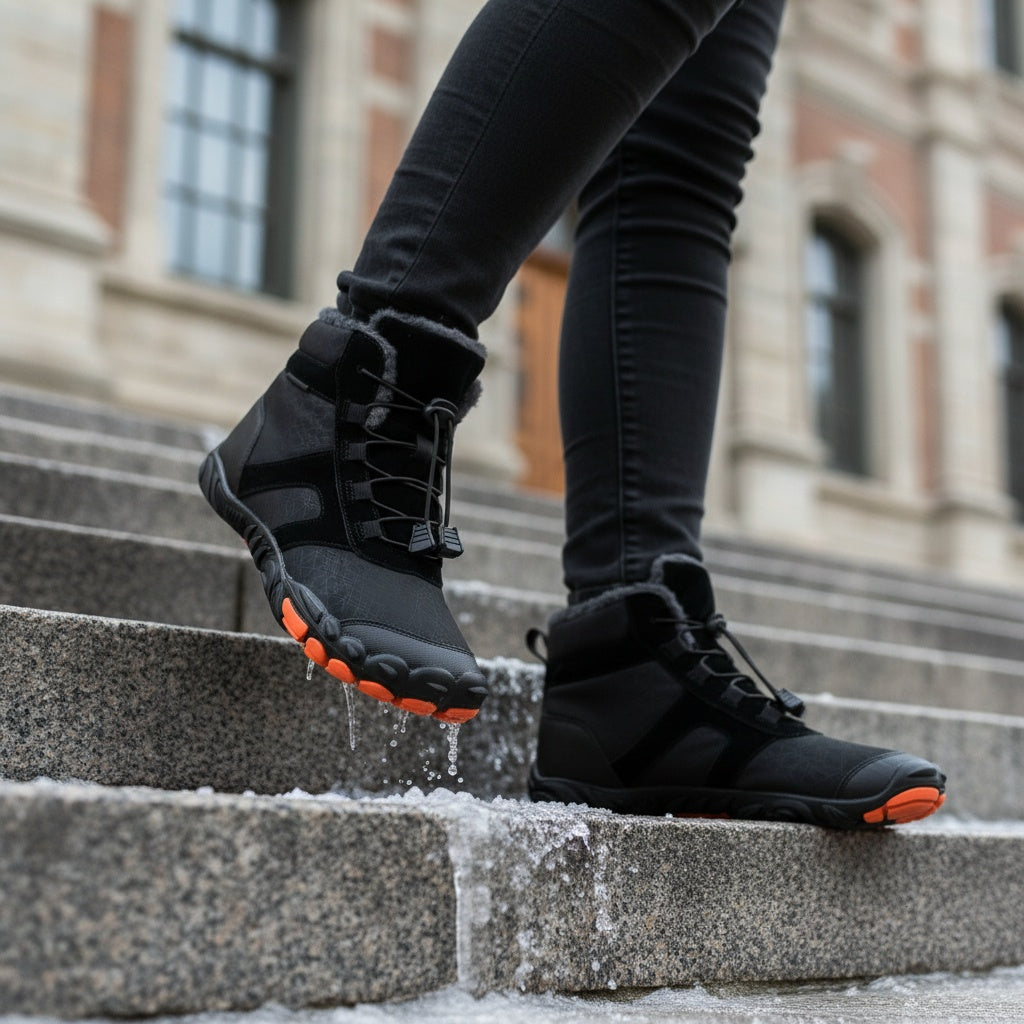 Glacier - Ice-Grip & Seam-Sealed Barefoot Winter Boots (Unisex)