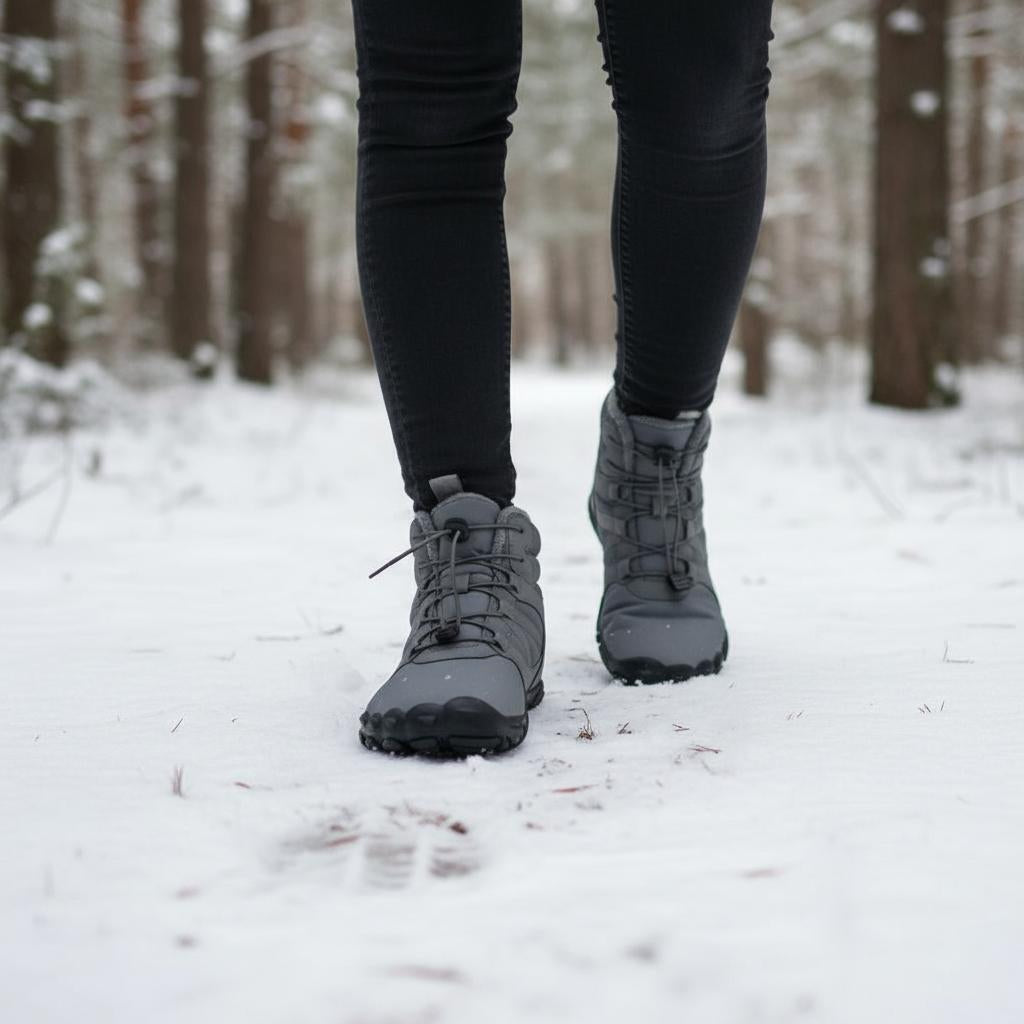 FrostVenture - Thermal-Lined & Waterproof Barefoot Winter Shoes (Unisex)