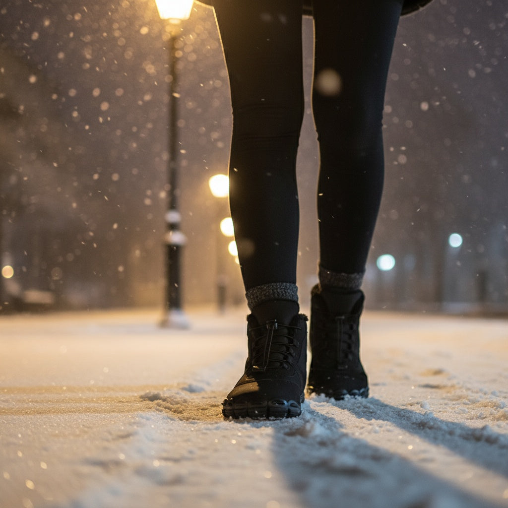 Emberfield - Durable Outsole & Natural-Flex Barefoot Snow Boots 1+1 Free