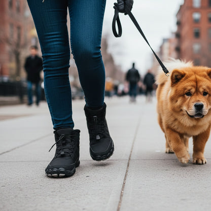 StripeBase - Minimalist Design & Thermal Insole Barefoot Winter Shoes (Unisex)